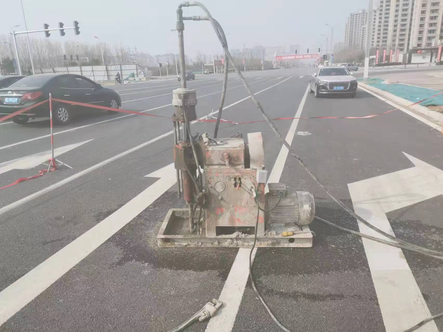 南城街道路基沉降注浆灌浆